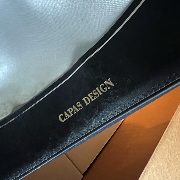 BLACK FRIDAY SALE-Men’s Blue Wool dress hat with satin ribbon and feather - Picture 8 of 9